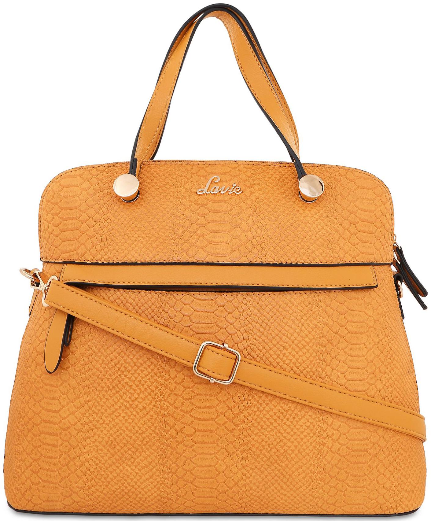 

LAVIE Yellow PU Satchel