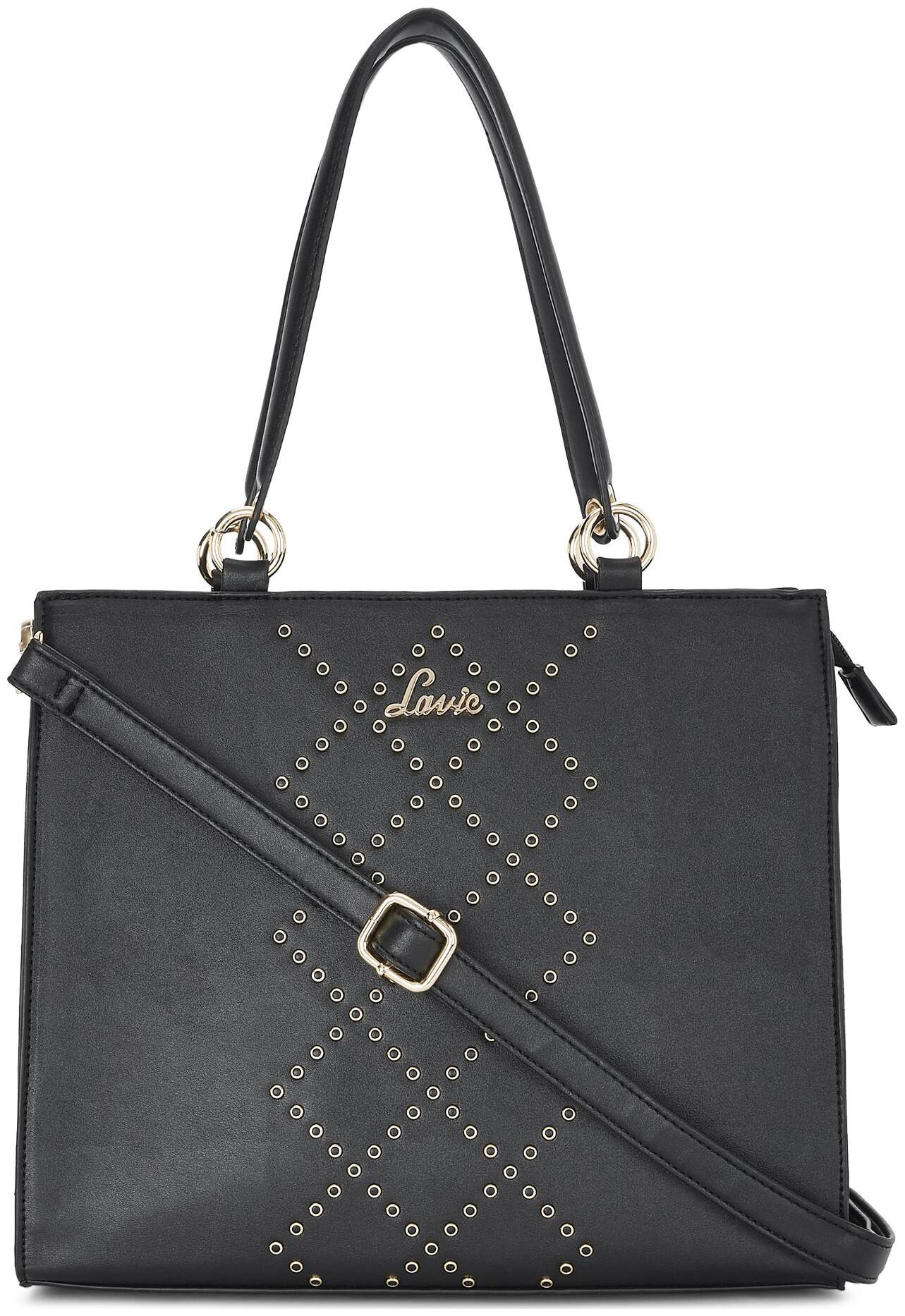 

LAVIE Black PU Satchel