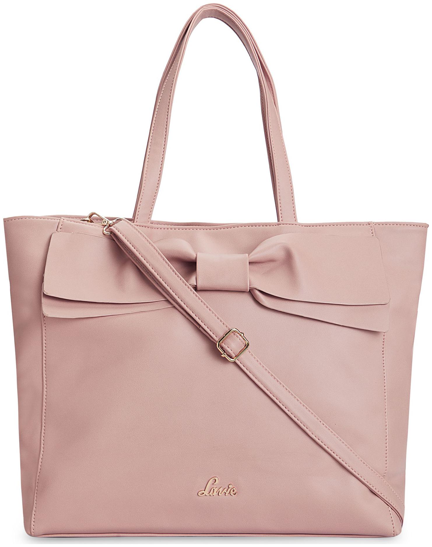

LAVIE Pink PU Handheld Bag