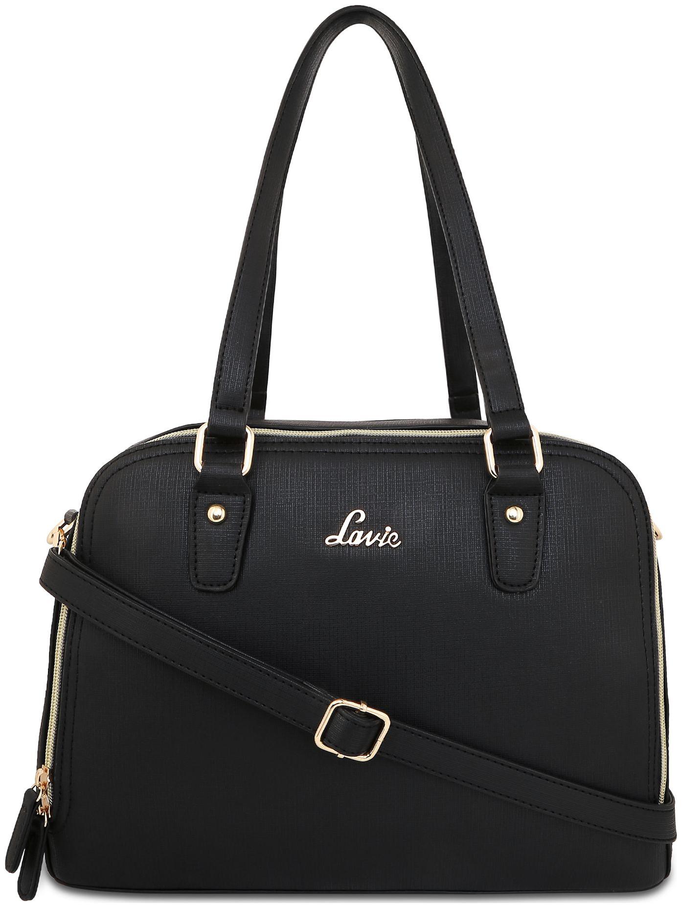 

LAVIE Black PU Handheld Bag