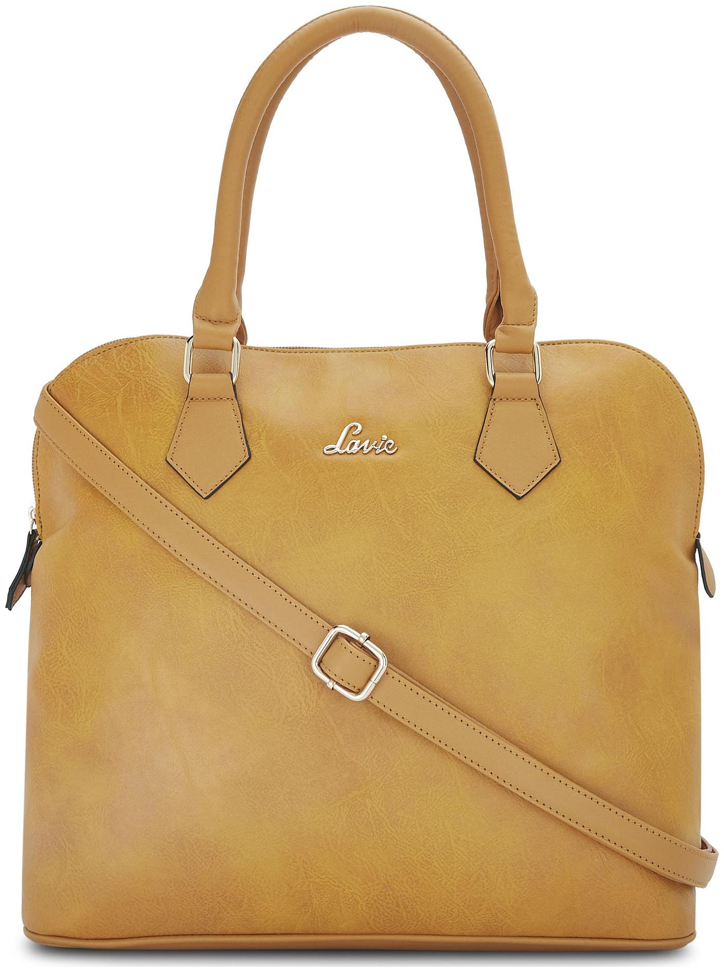 

LAVIE Yellow PU Satchel