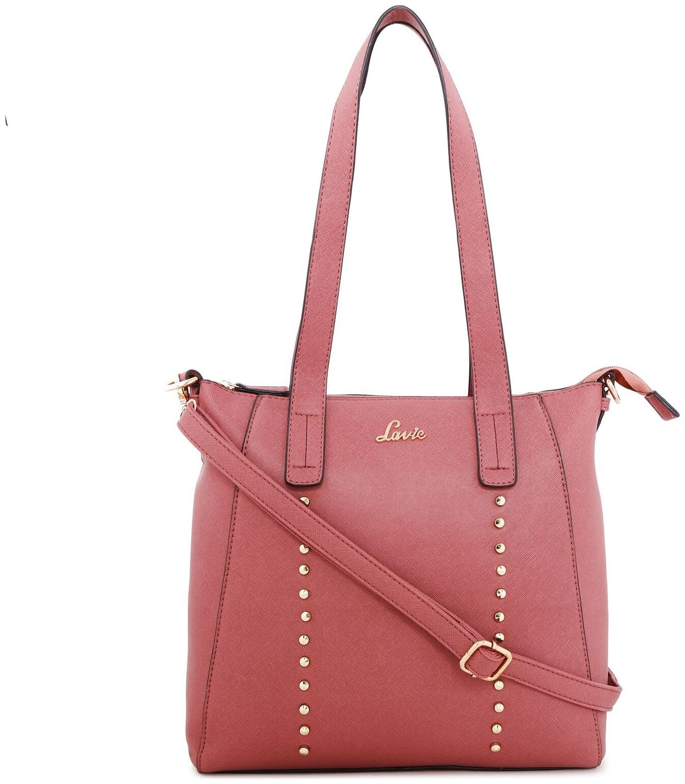 

LAVIE Purple PU Handheld Bag