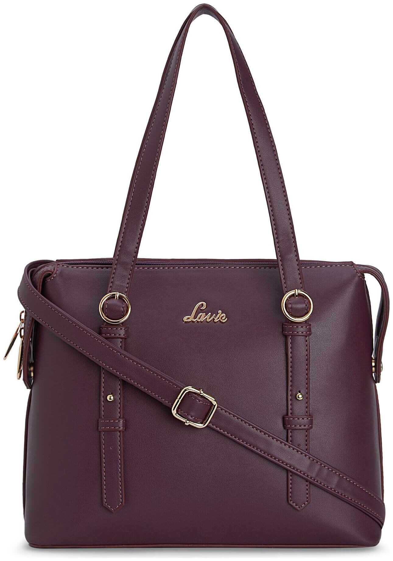 

LAVIE Purple PU Satchel