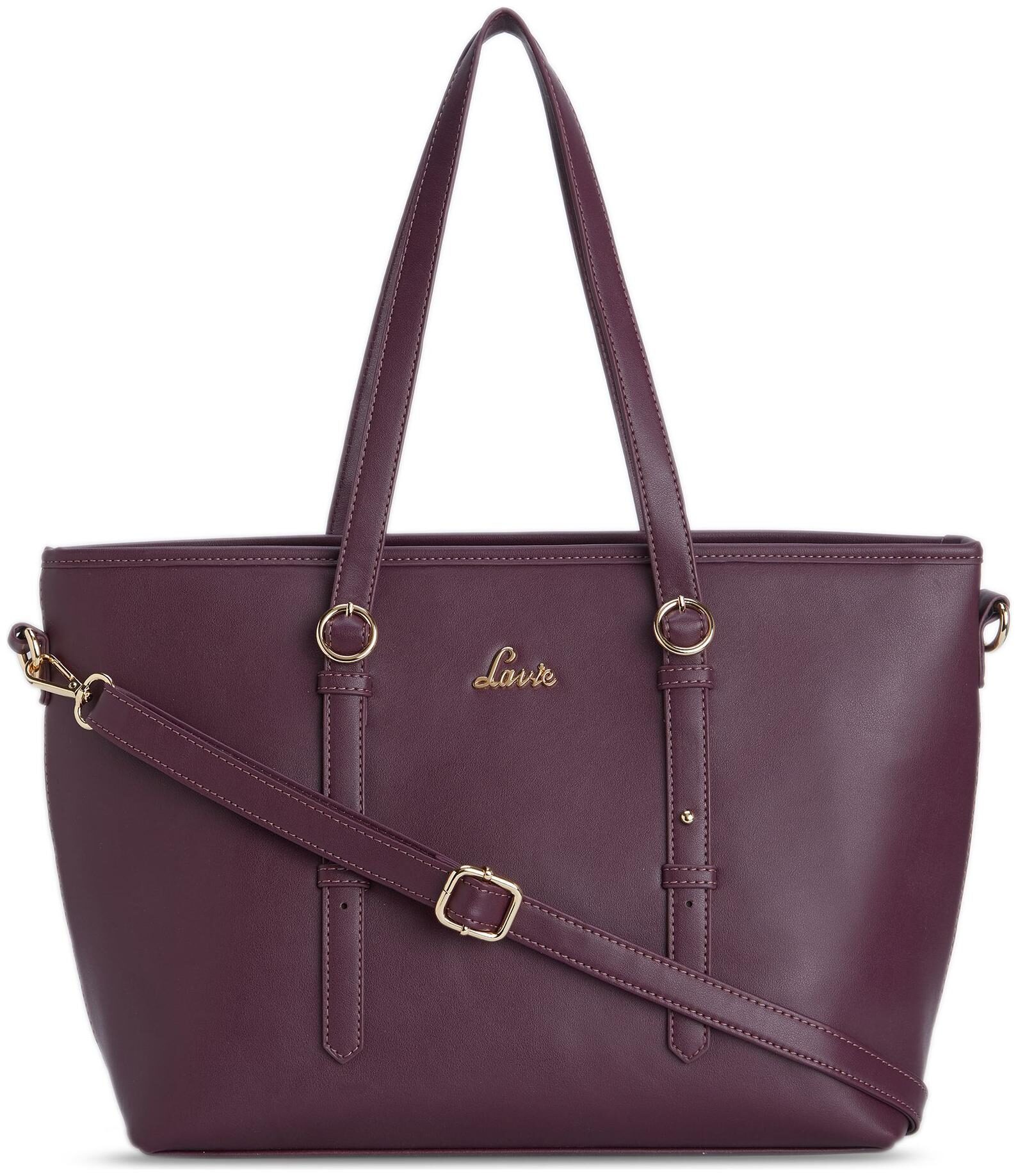 

LAVIE Purple PU Handheld Bag