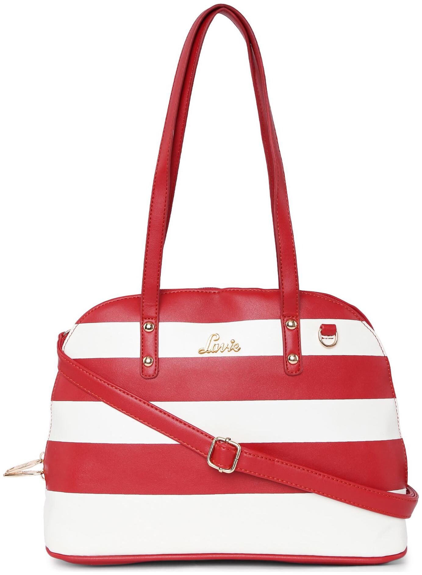 

LAVIE Red PU Satchel