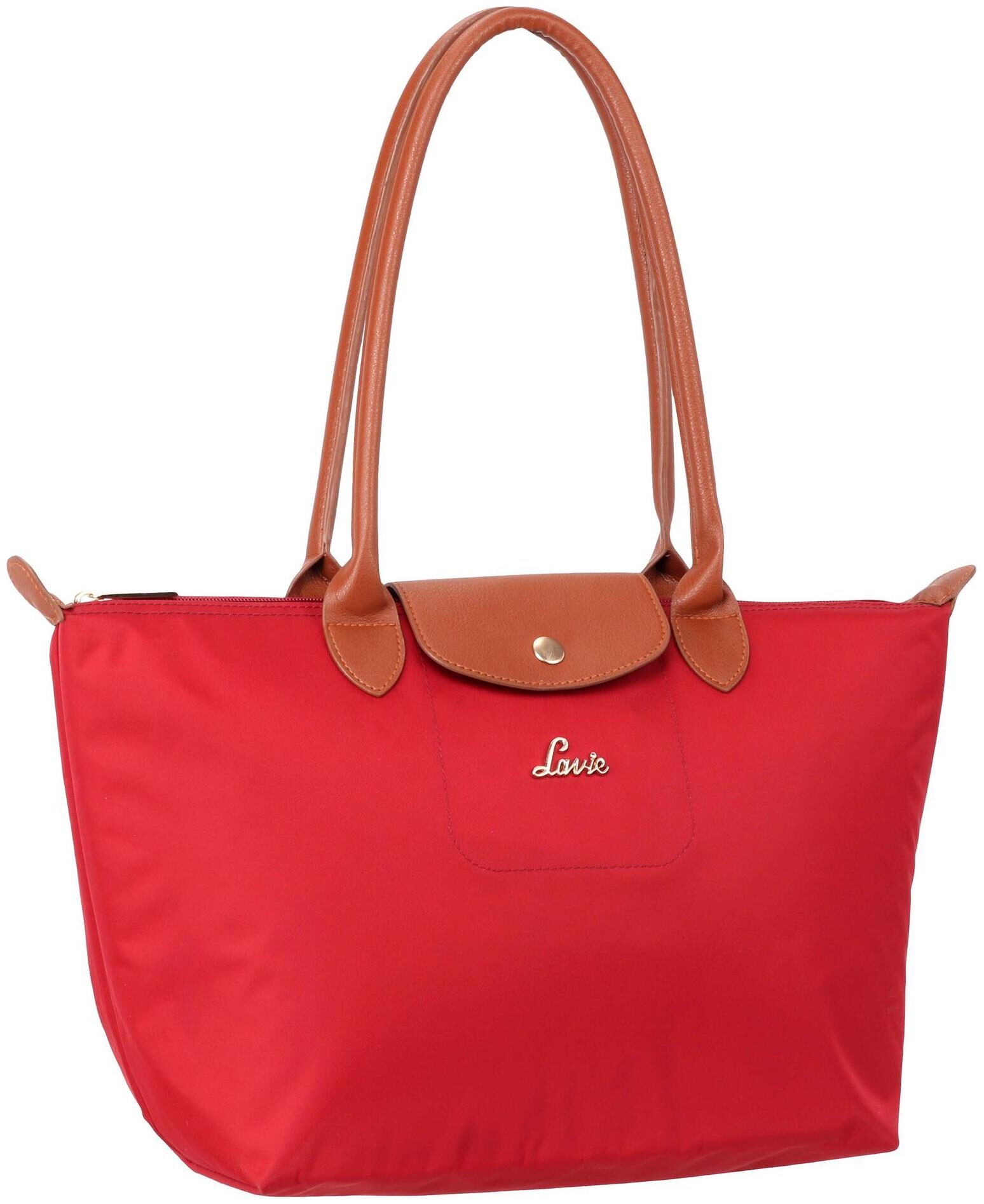 

LAVIE Red Polyester Handheld Bag - SOPHIA II MEDIUM