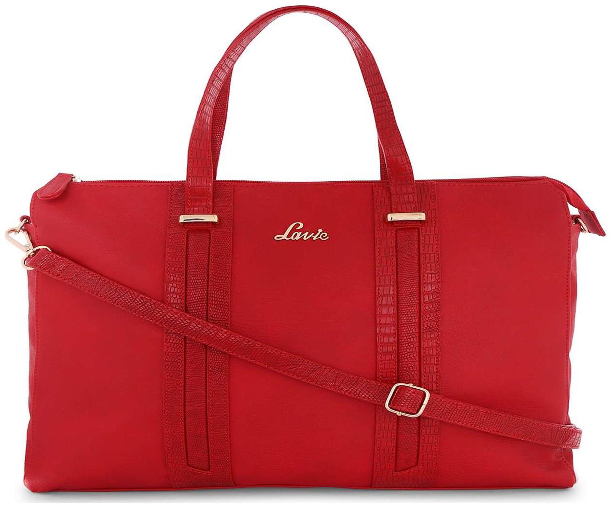 

LAVIE Red Synthetic Handheld Bag