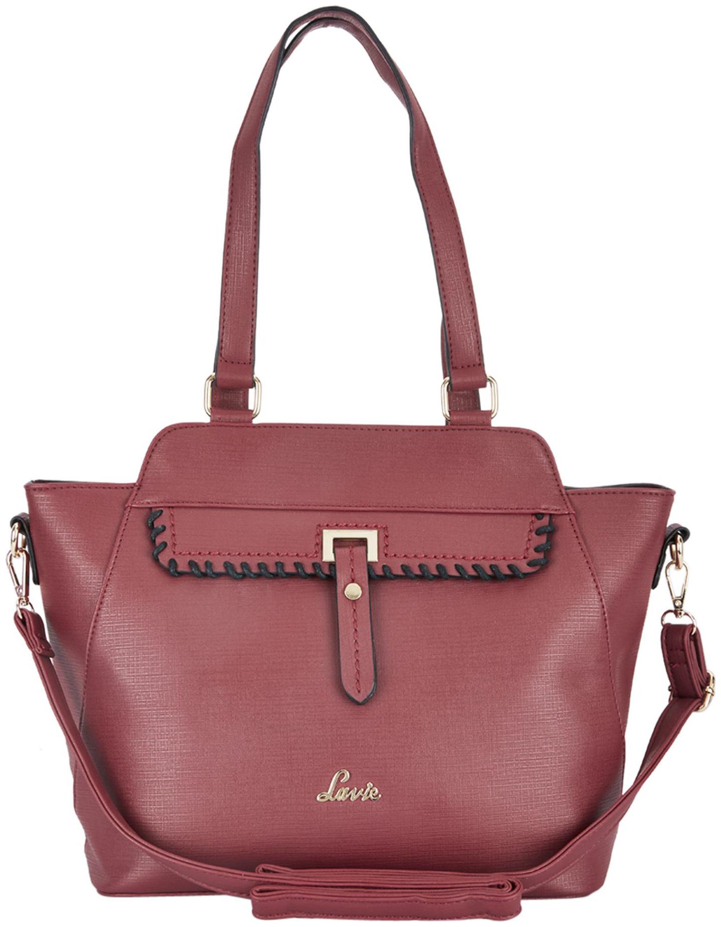 

LAVIE Red PU Handheld Bag