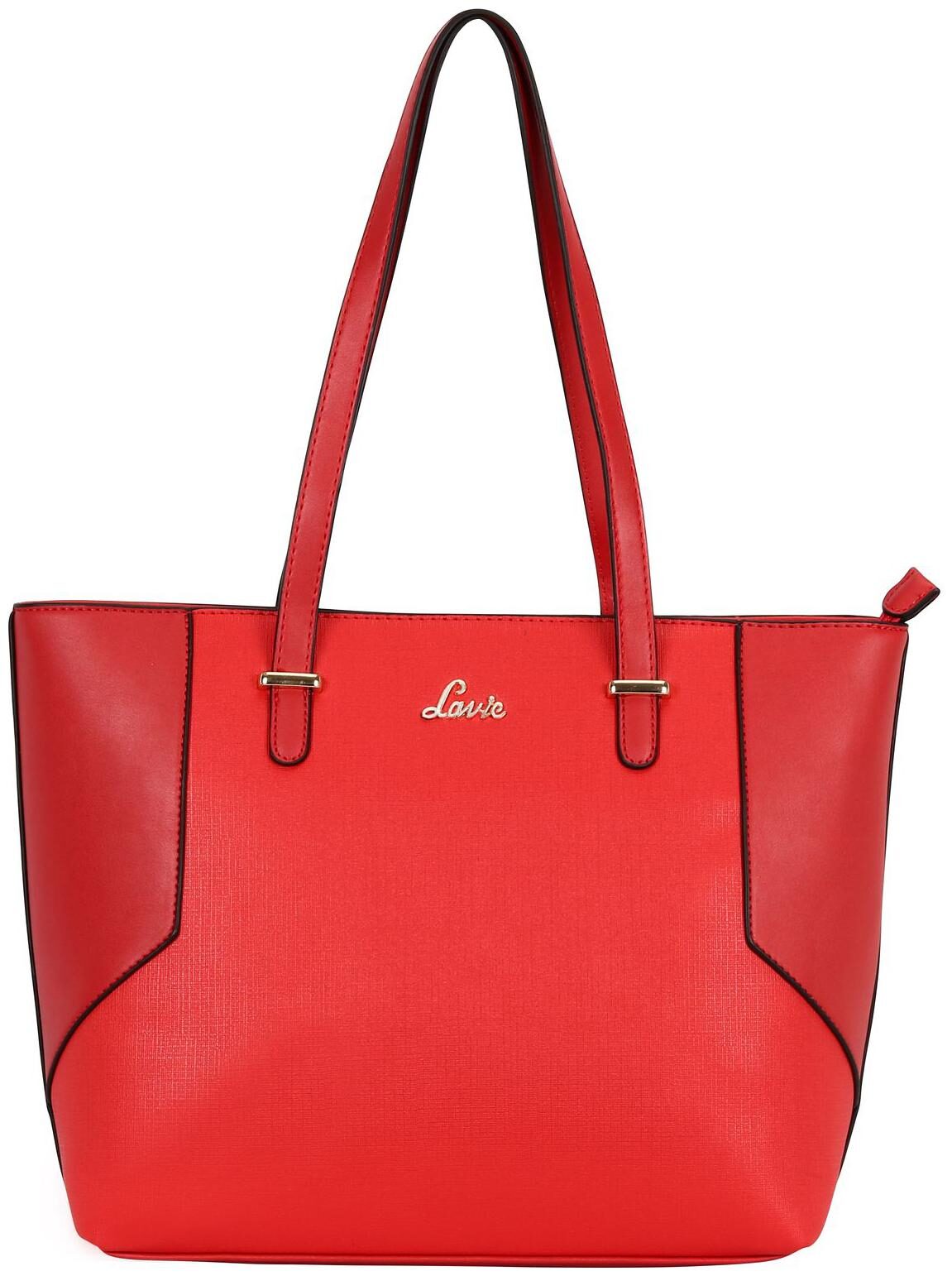 

LAVIE Red PU Handheld Bag