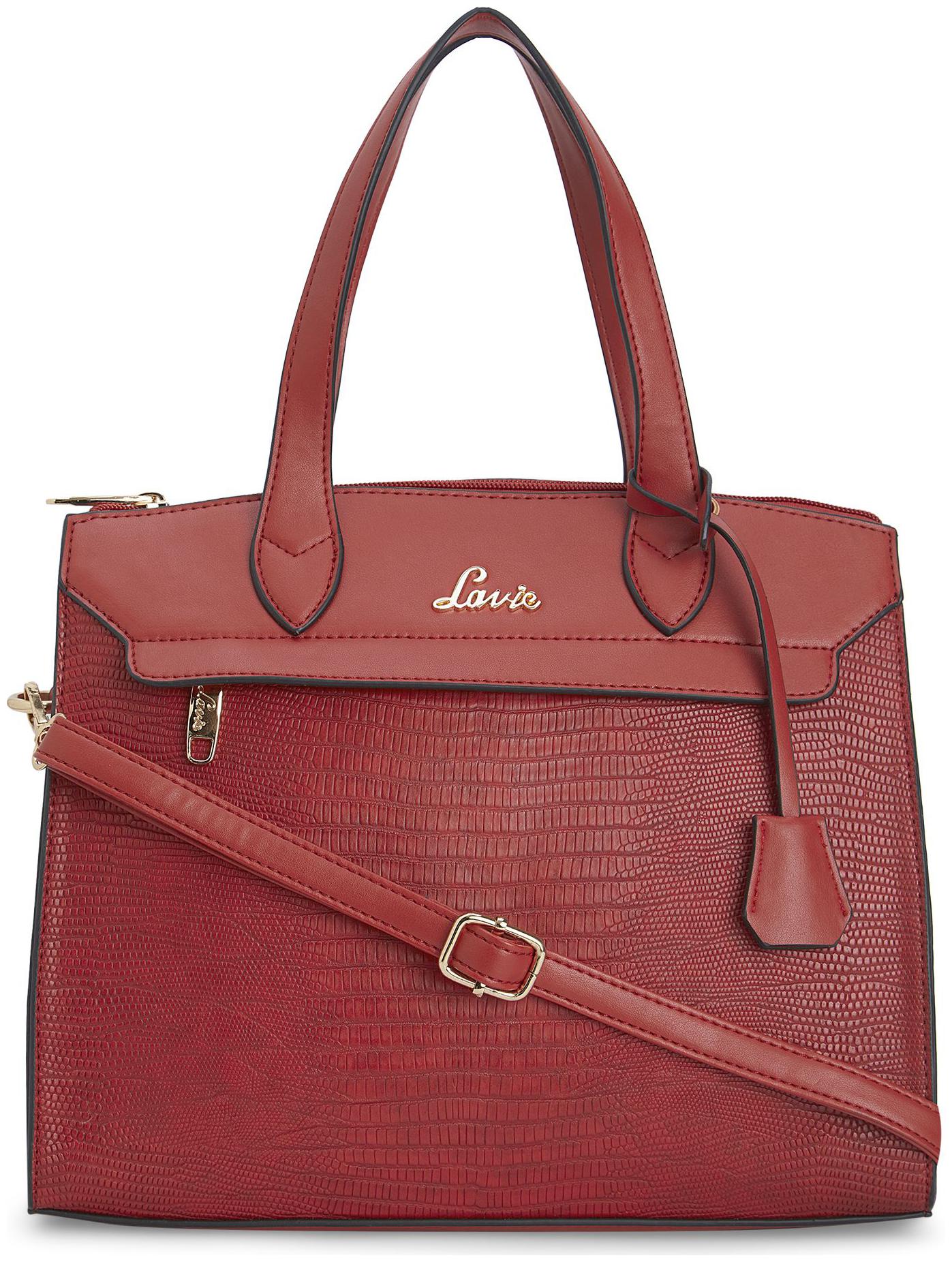 

LAVIE Red PU Satchel