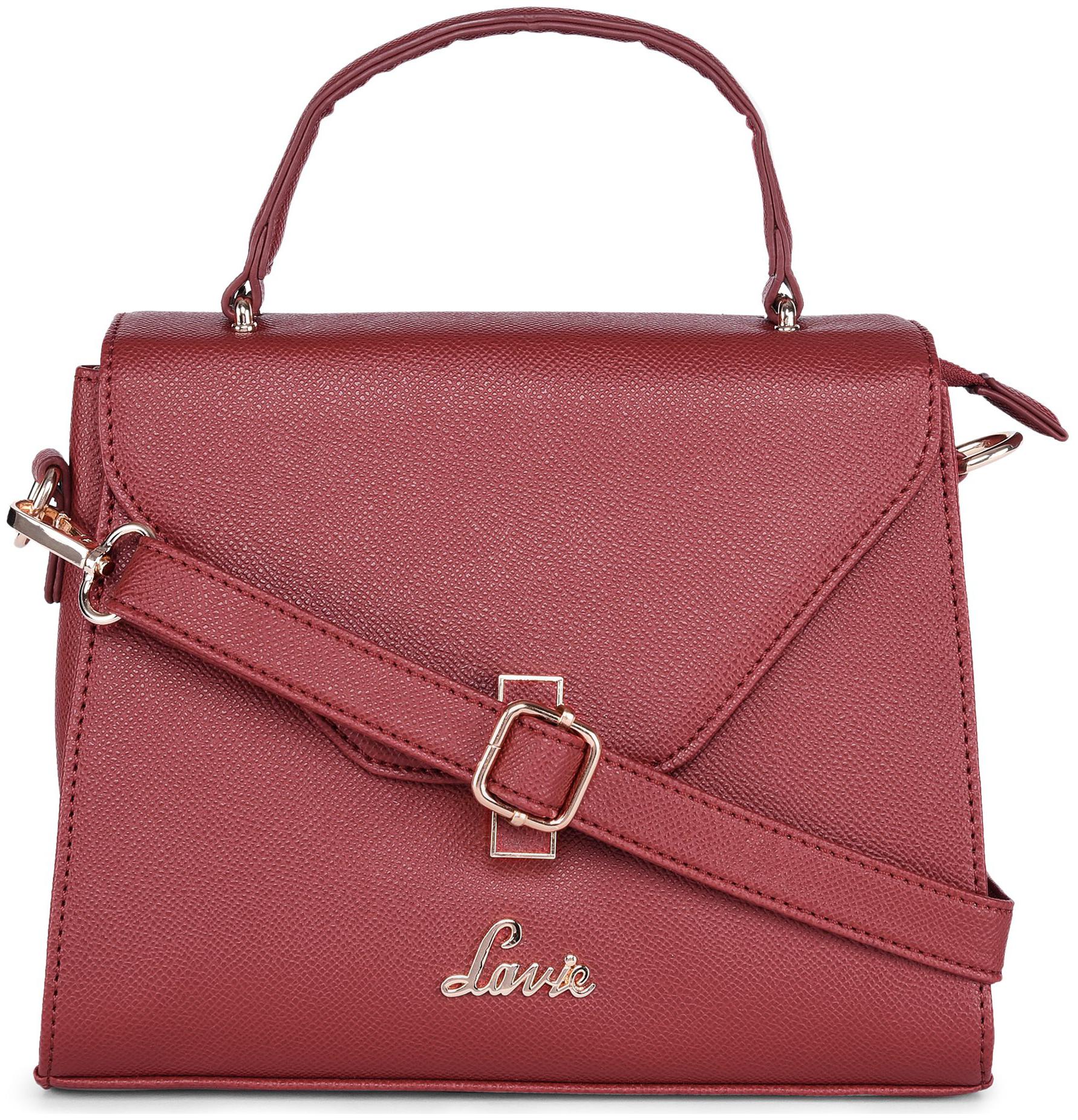 

LAVIE Red PU Satchel