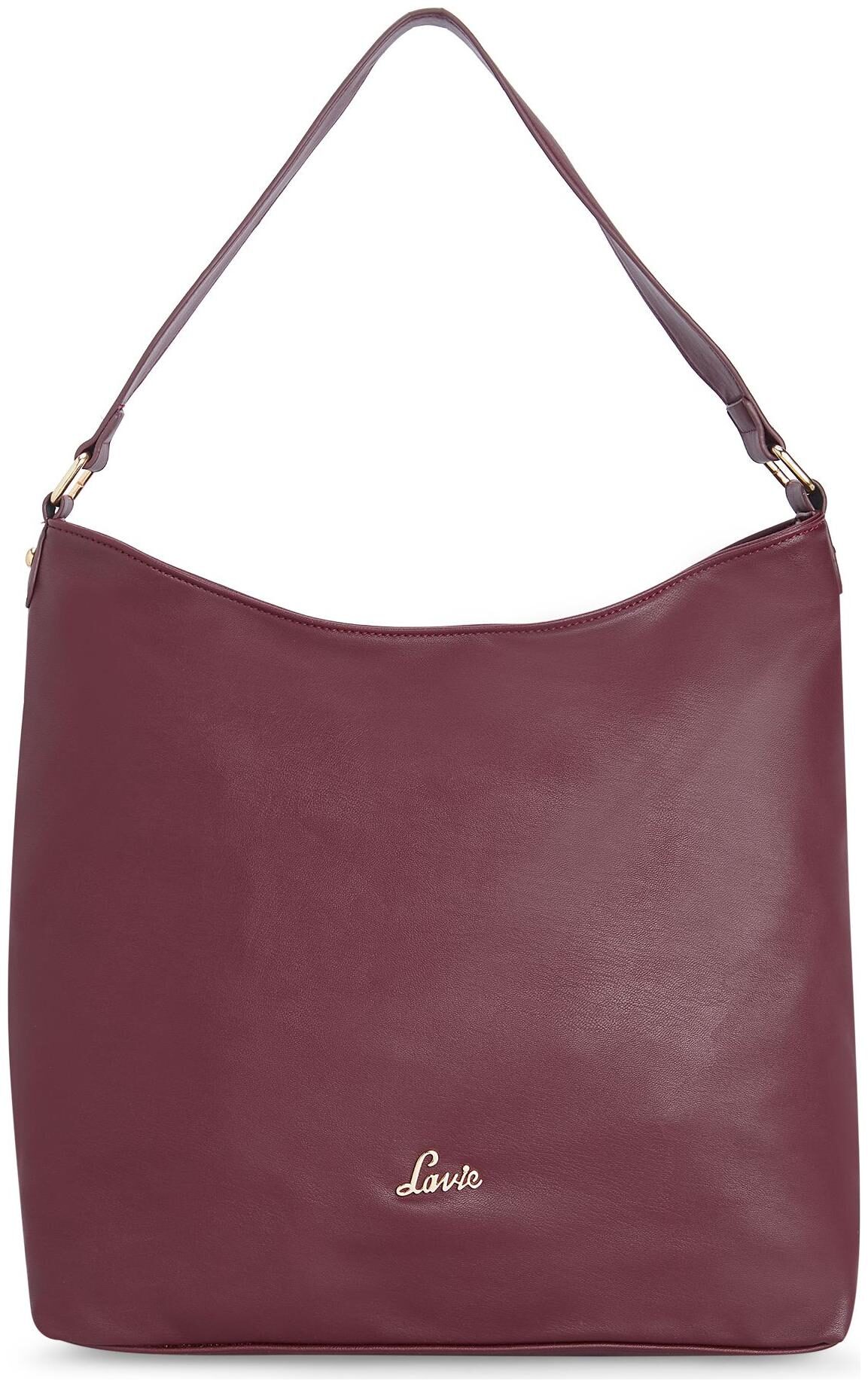

LAVIE Red PU Hobo Bag