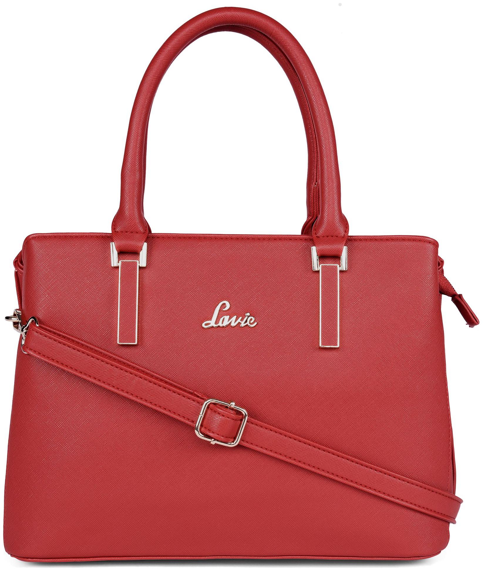 

LAVIE Red PU Satchel
