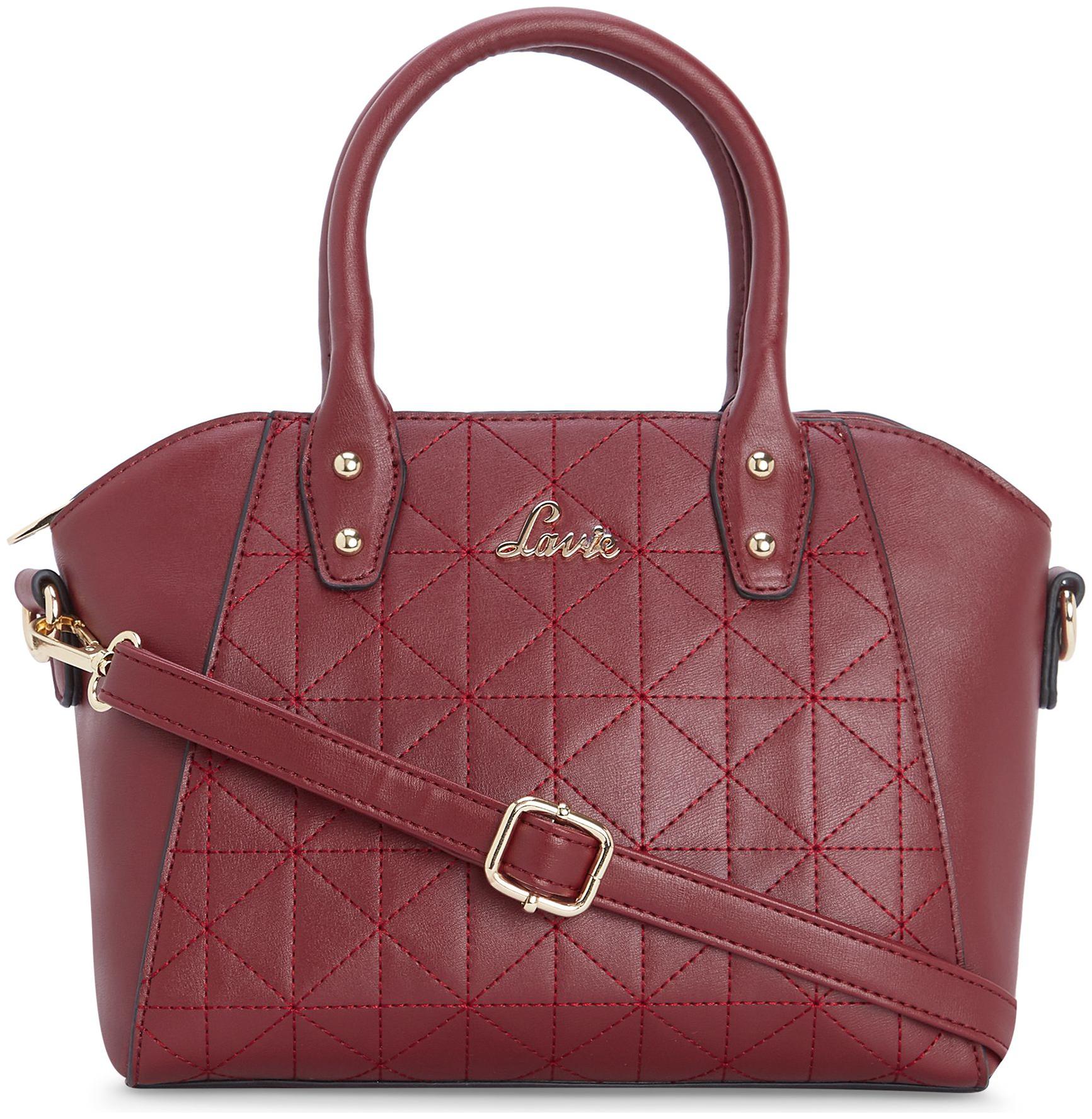 

LAVIE Red PU Satchel