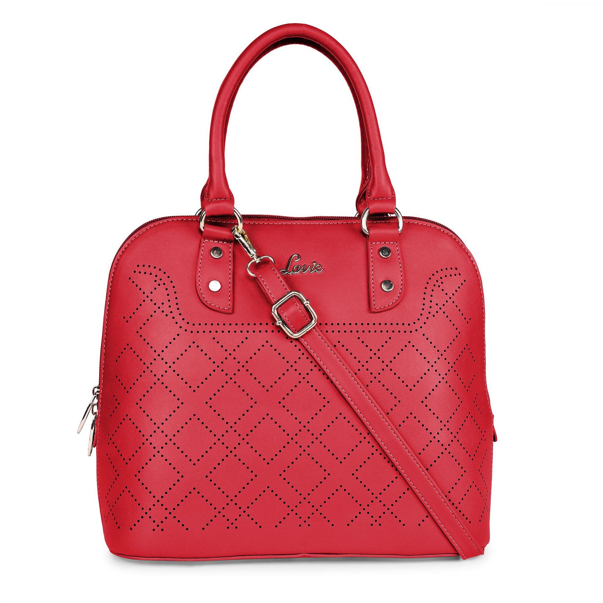

LAVIE Red PU Satchel