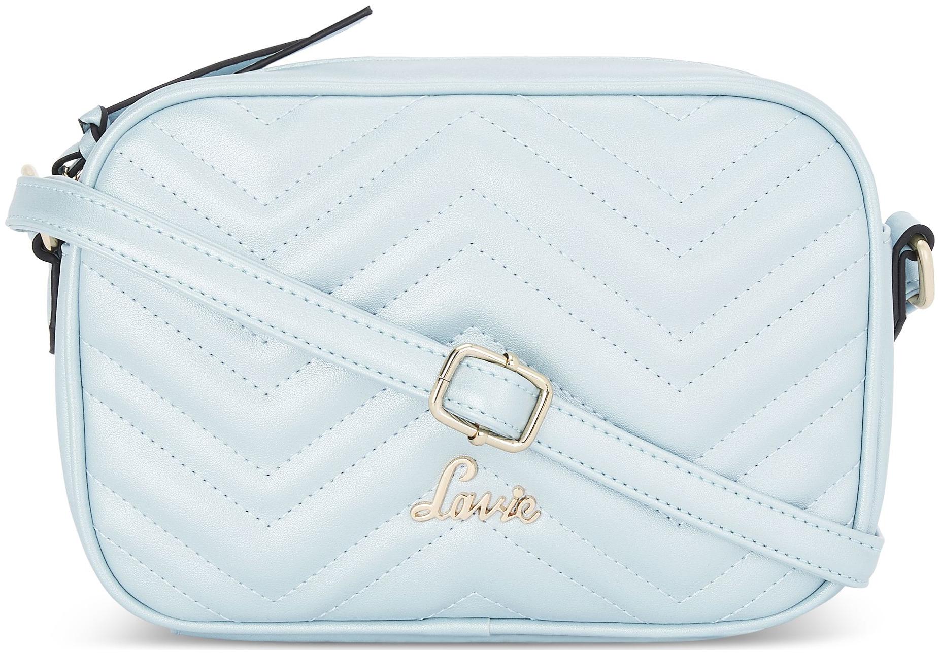 

LAVIE Blue PU Solid Sling Bag