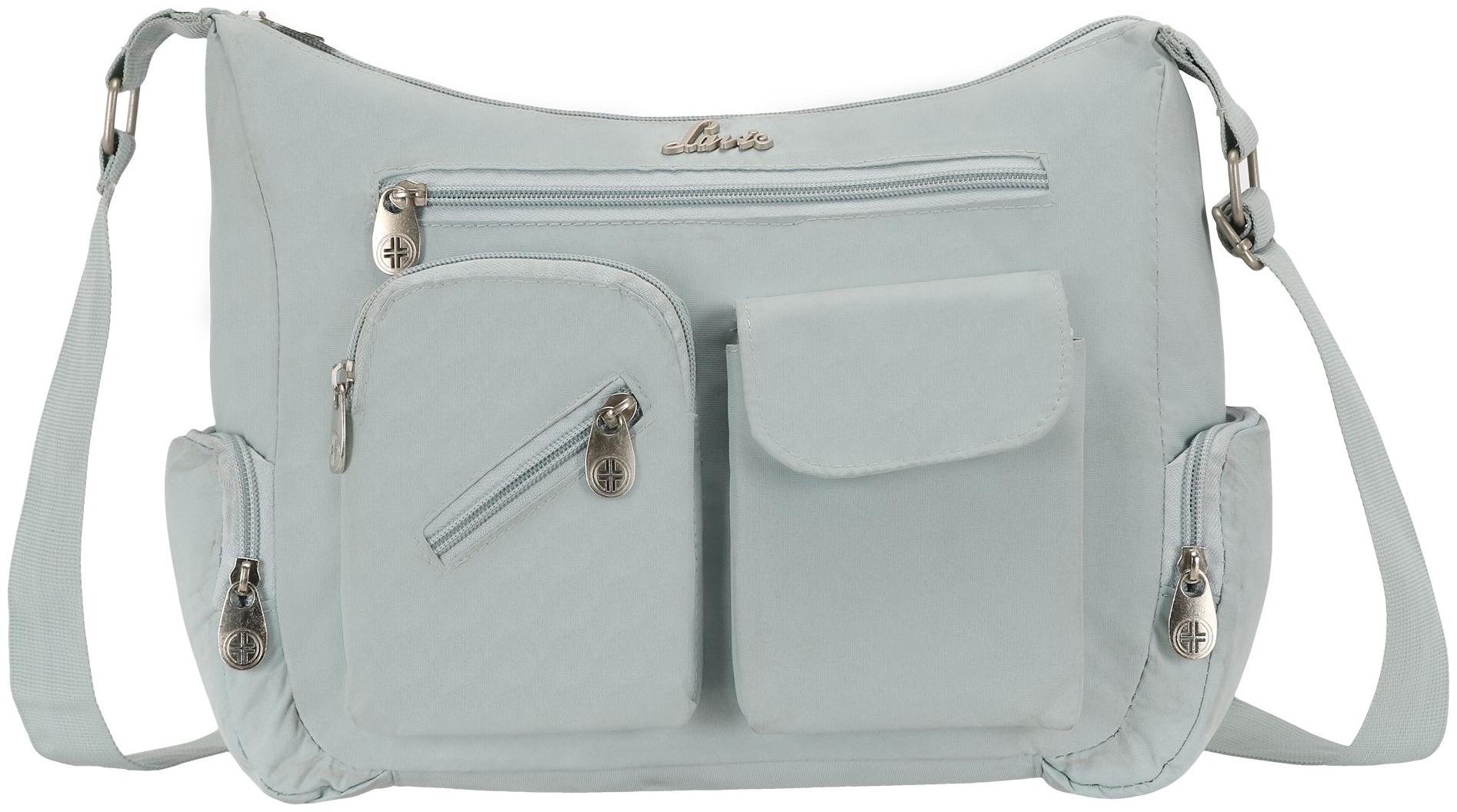 

LAVIE SPORT Grey Polyester Shoulder Bag