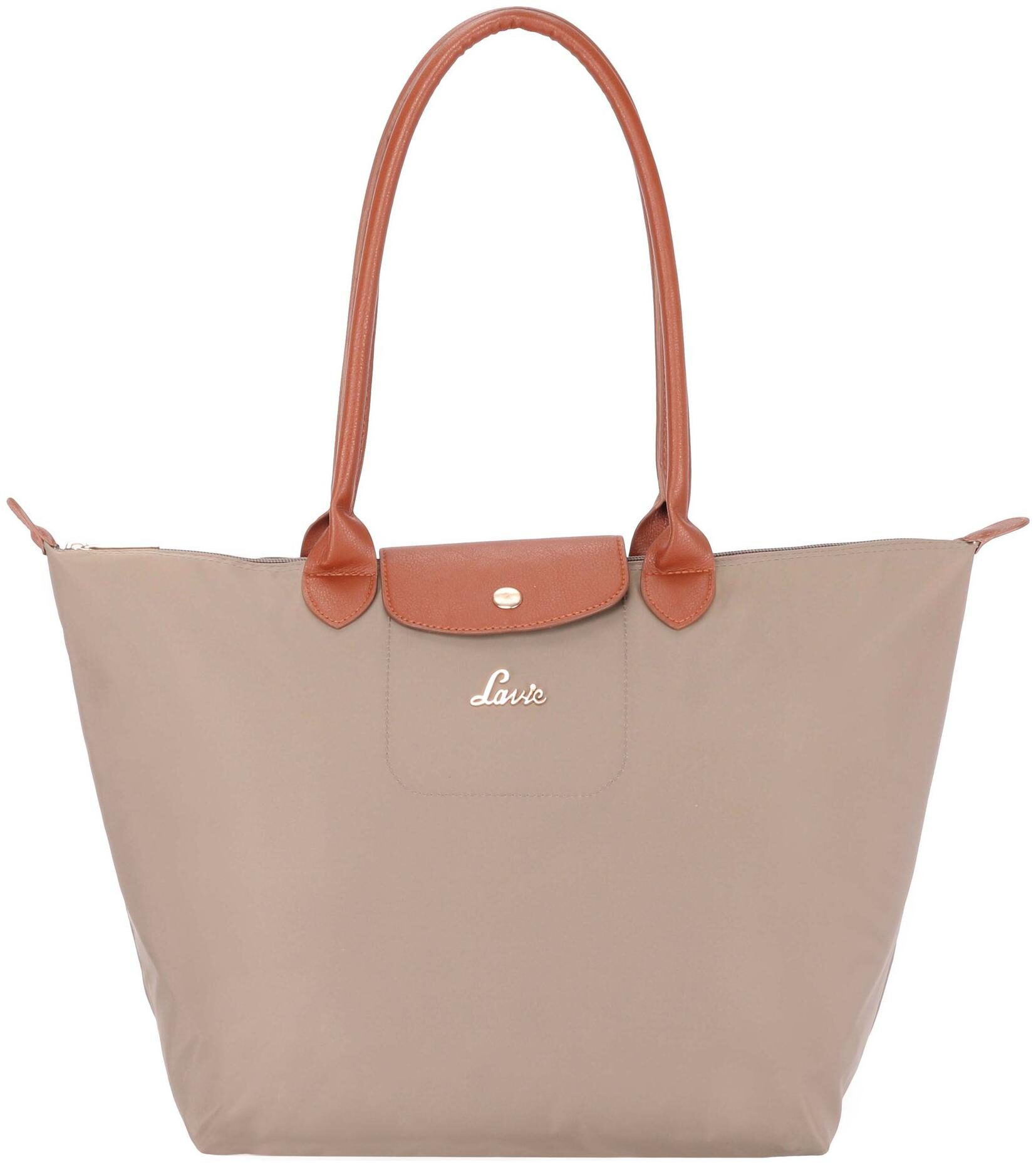 

LAVIE Taupe Polyester Handheld Bag - SOPHIA II LARGE