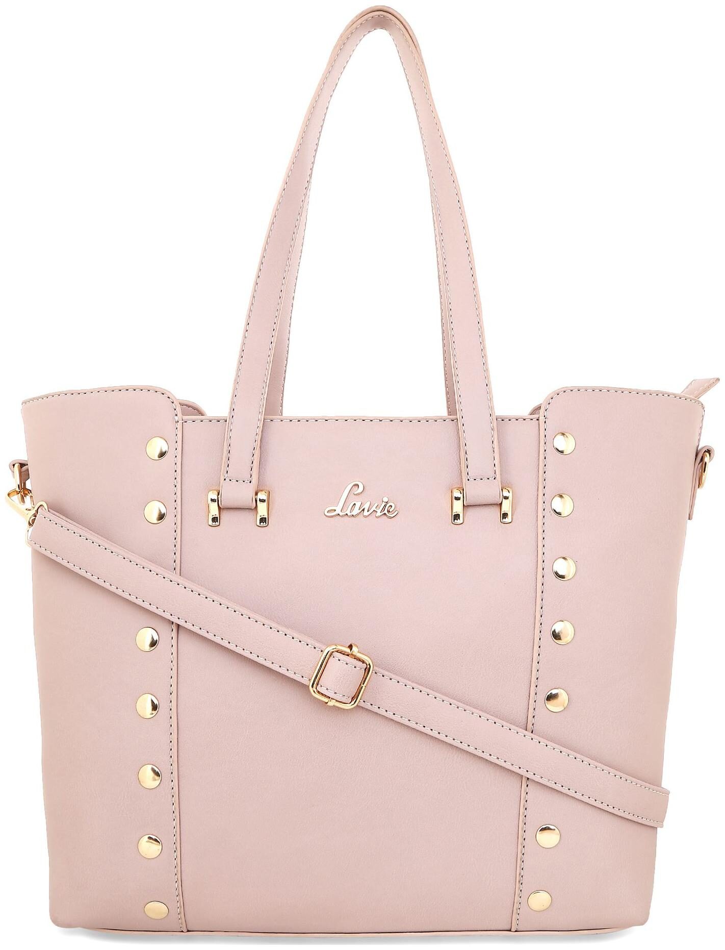 

LAVIE Women Solid PU - Tote Bag Beige