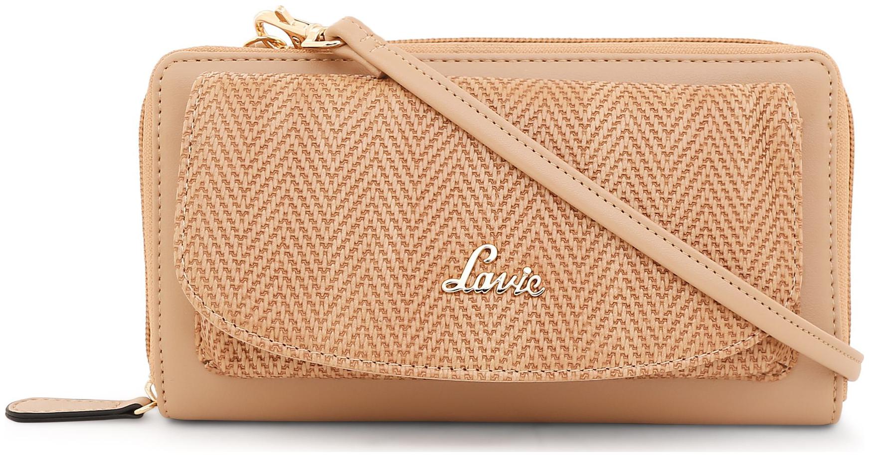 

LAVIE Women Beige PU Wallet