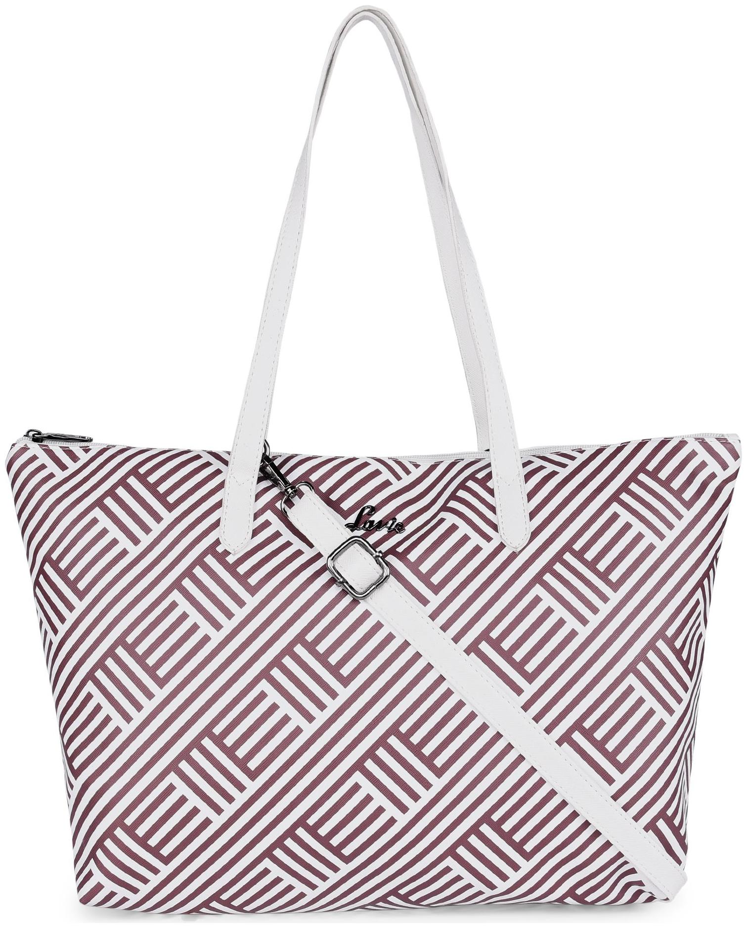 

LAVIE White PU Handheld Bag