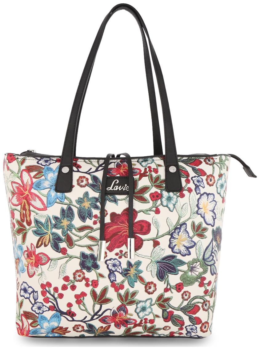 

Lavie White Women Tote Bag