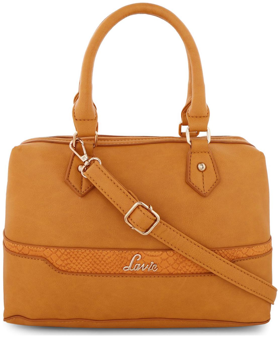 

LAVIE Yellow PU Shoulder Bag