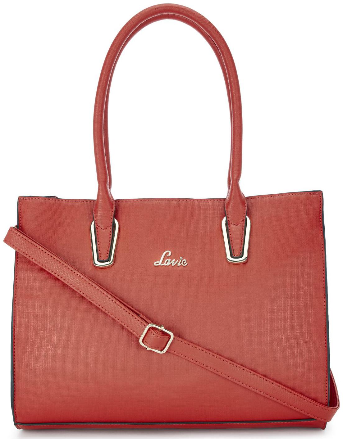 

LAVIE Red PU Satchel