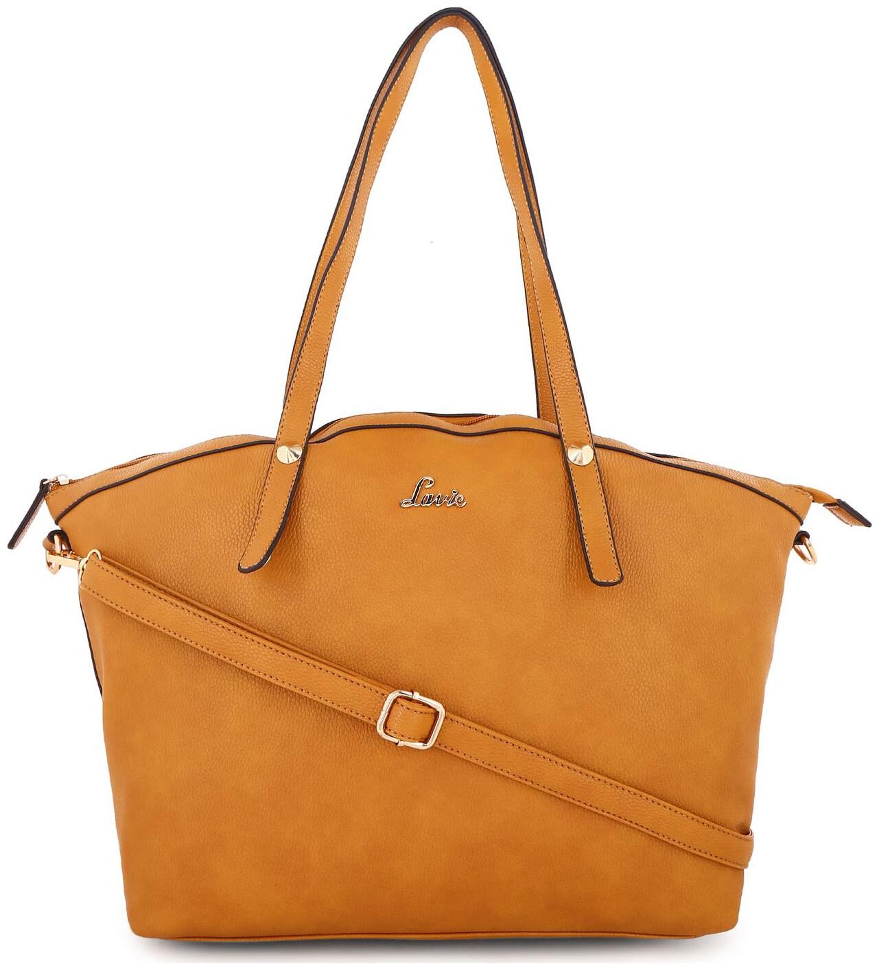 

LAVIE Yellow PU Handheld Bag