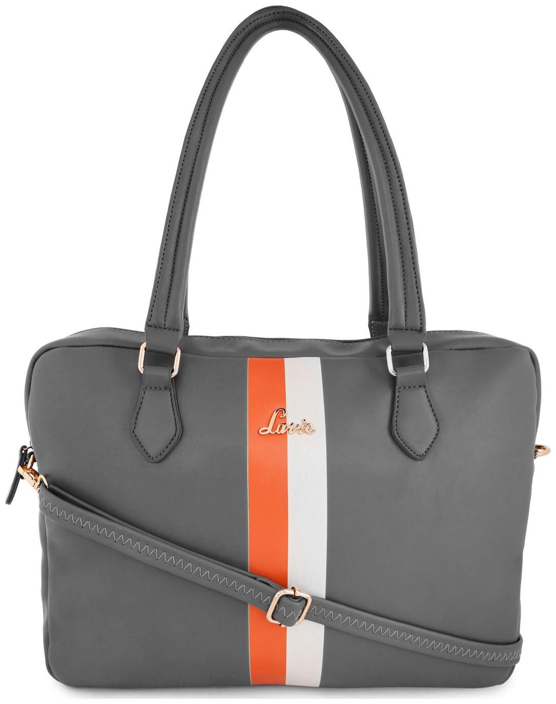 

LAVIE Grey PU Handheld Bag