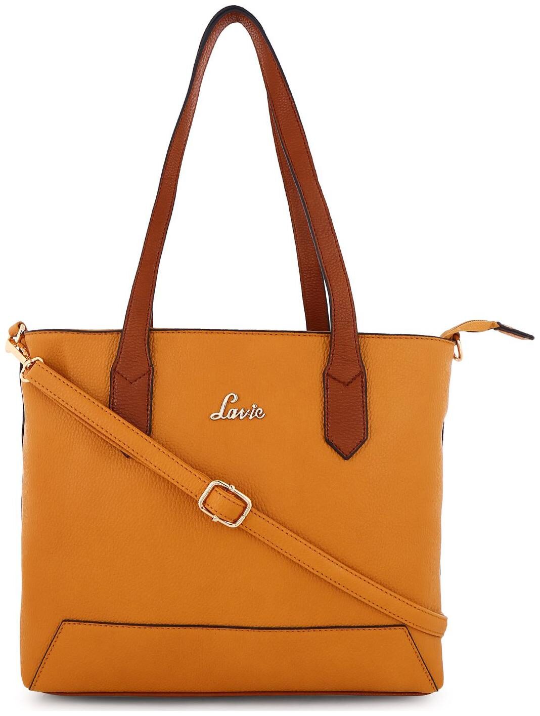 

LAVIE Beige PU Handheld Bag