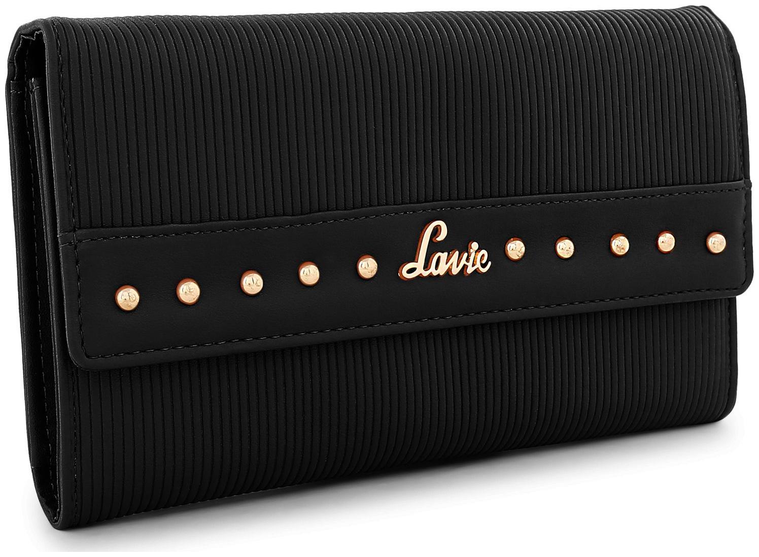 

LAVIE Women Black Synthetic Wallet