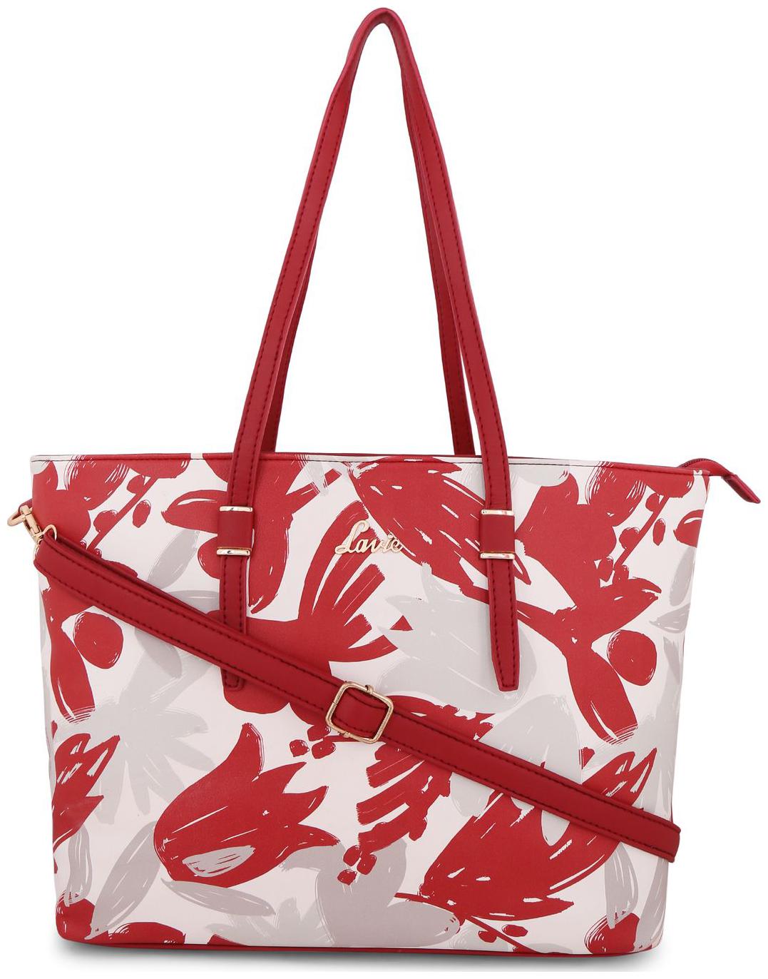 

LAVIE Red PU Handheld Bag