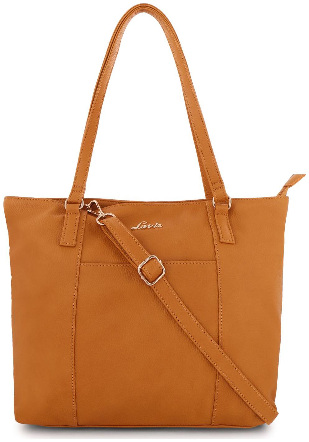 

LAVIE Yellow PU Shoulder Bag