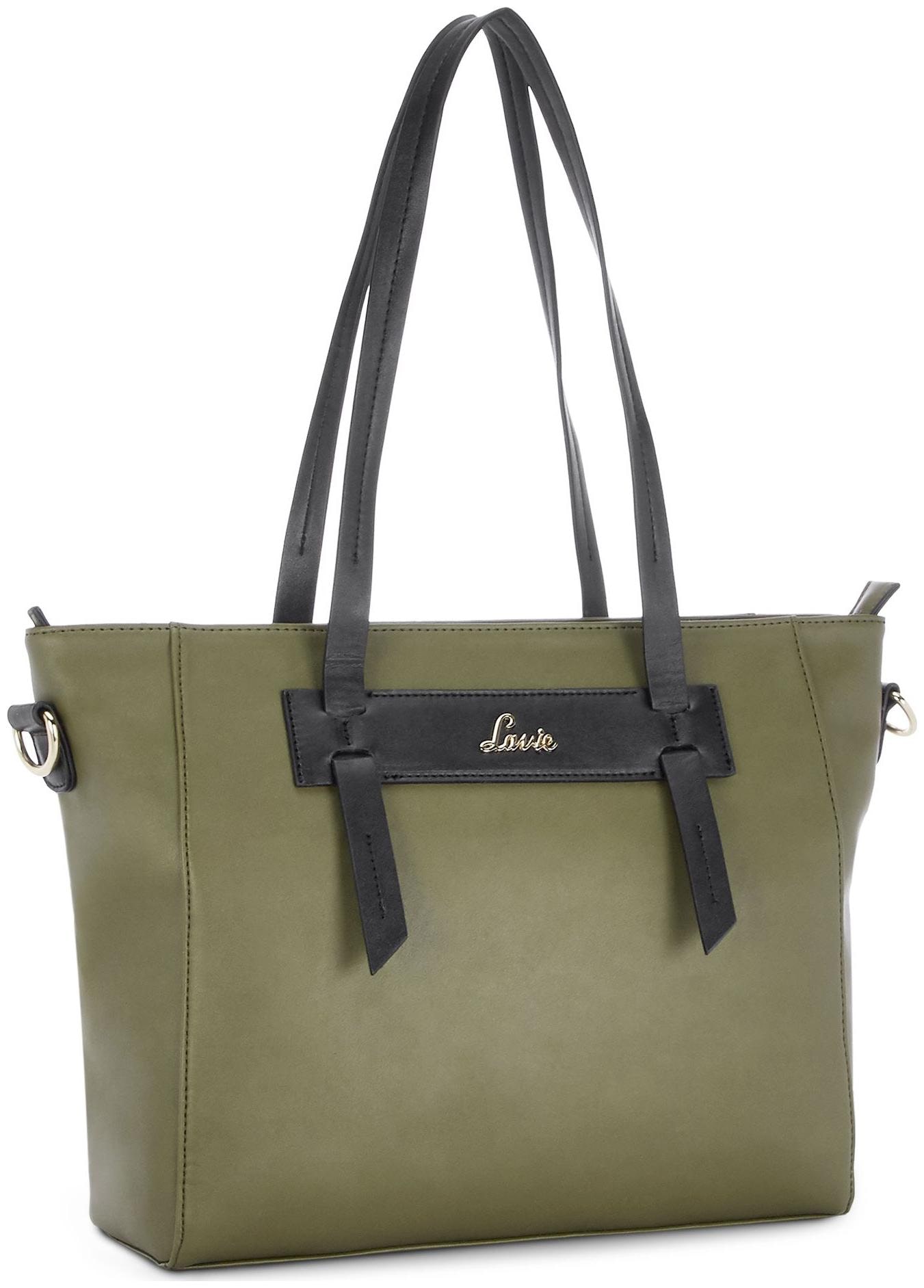 

LAVIE Green Synthetic Shoulder Bag