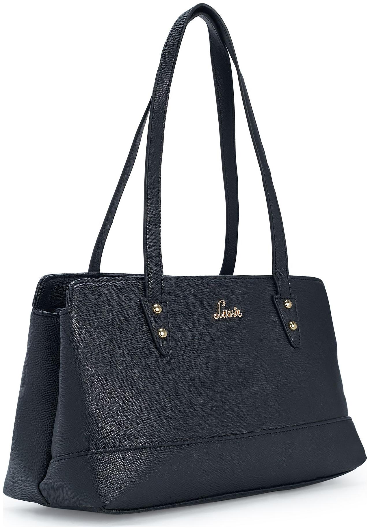 

LAVIE Black Synthetic Satchel