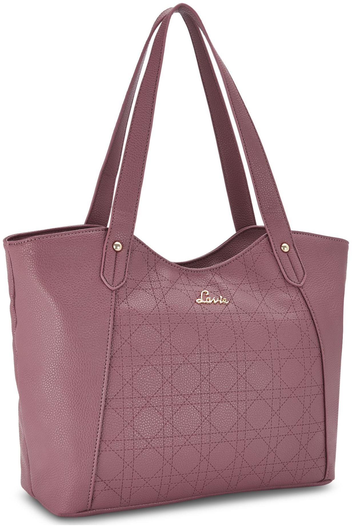 

LAVIE Pink Synthetic Shoulder Bag