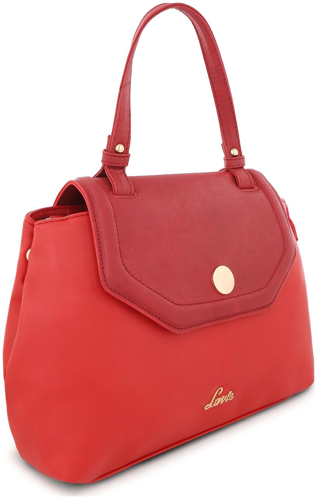 

LAVIE Red Synthetic Satchel