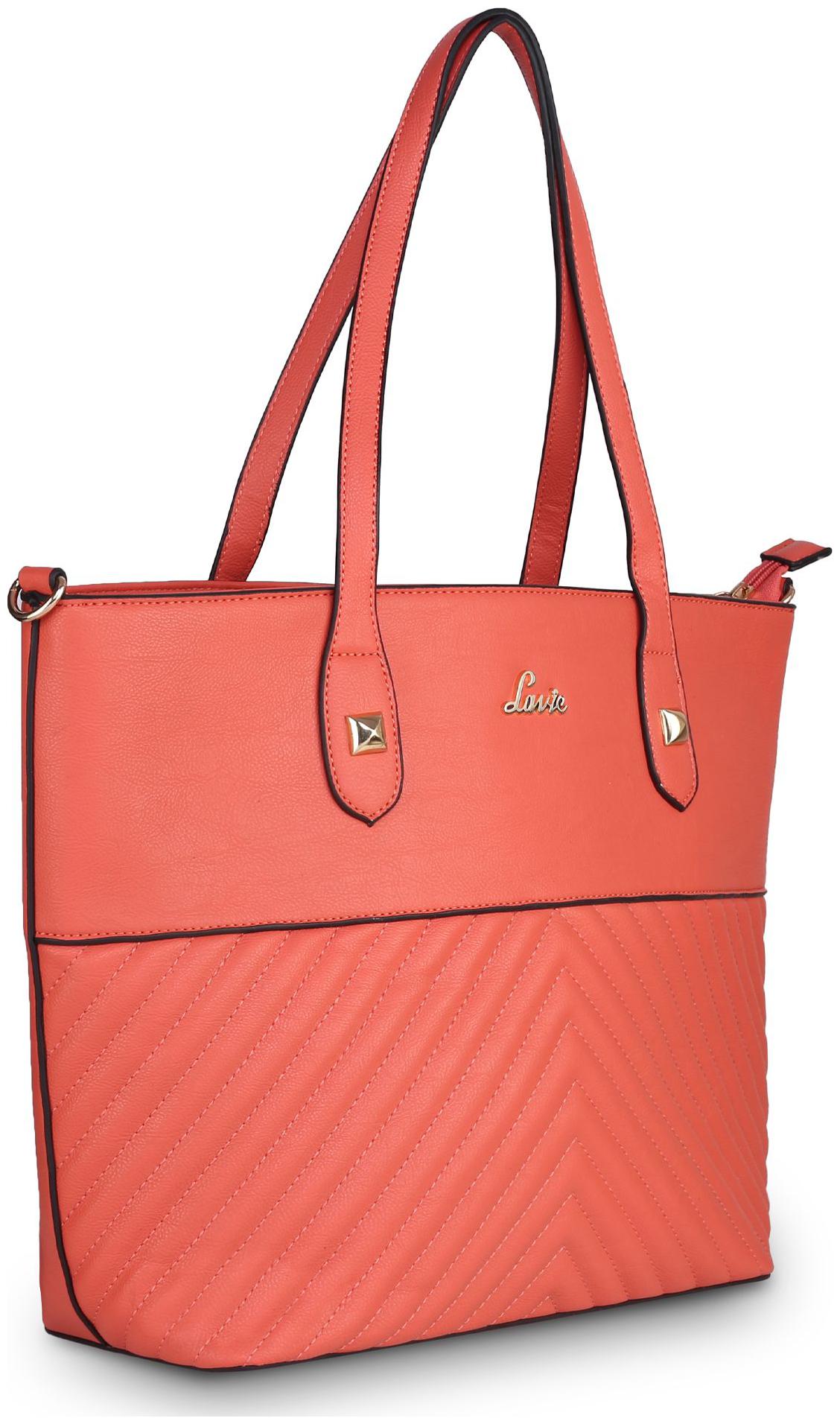 

LAVIE Pink Synthetic Shoulder Bag