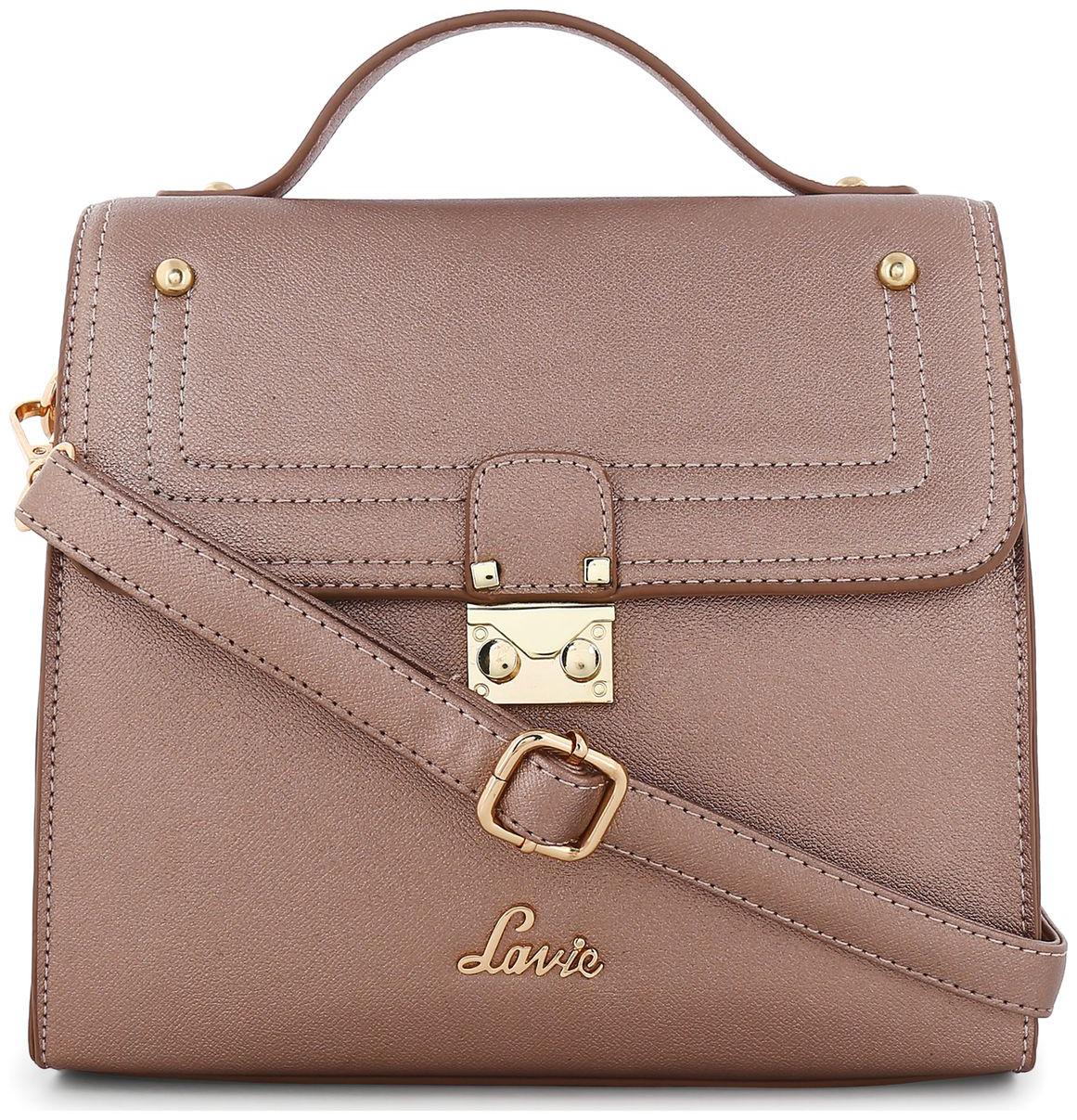 

LAVIE Brown PU Handheld Bag