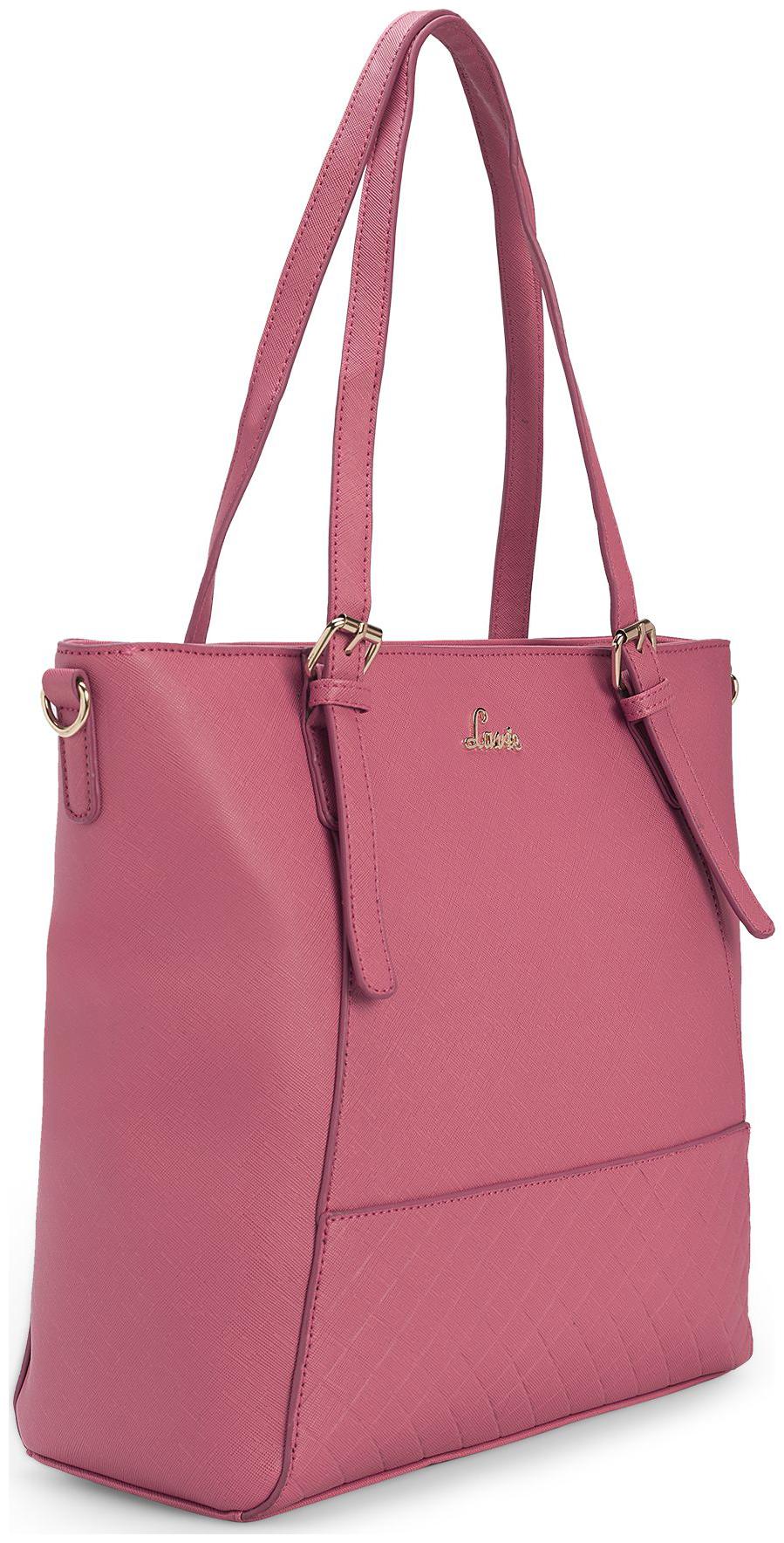 

LAVIE Pink Synthetic Shoulder Bag