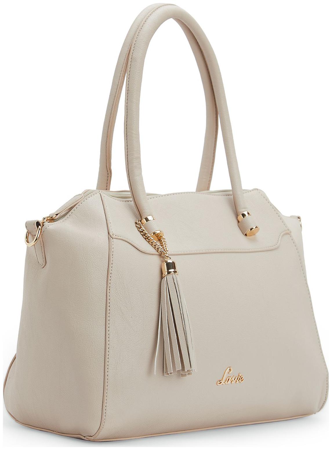 

LAVIE Beige Synthetic Satchel