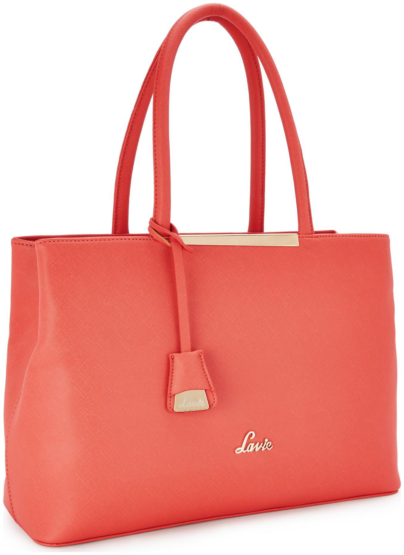 

LAVIE Orange Synthetic Satchel