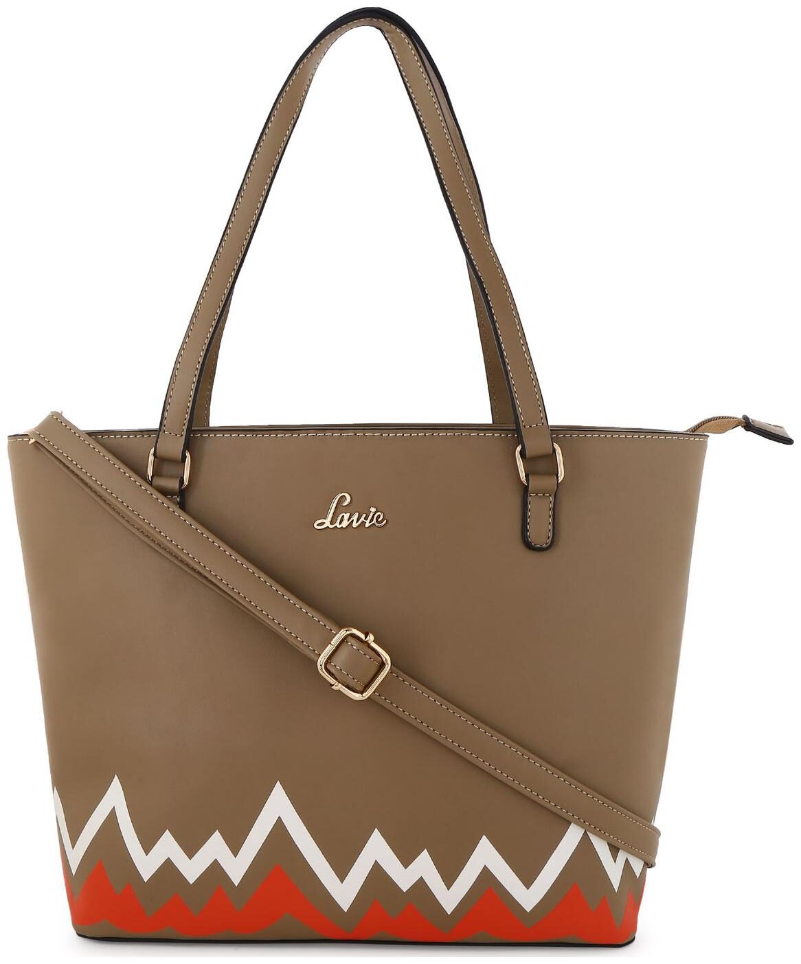 

LAVIE Grey PU Handheld Bag