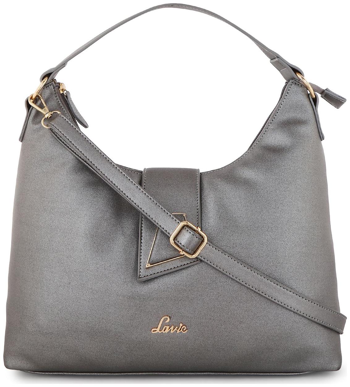

LAVIE Grey PU Handheld Bag