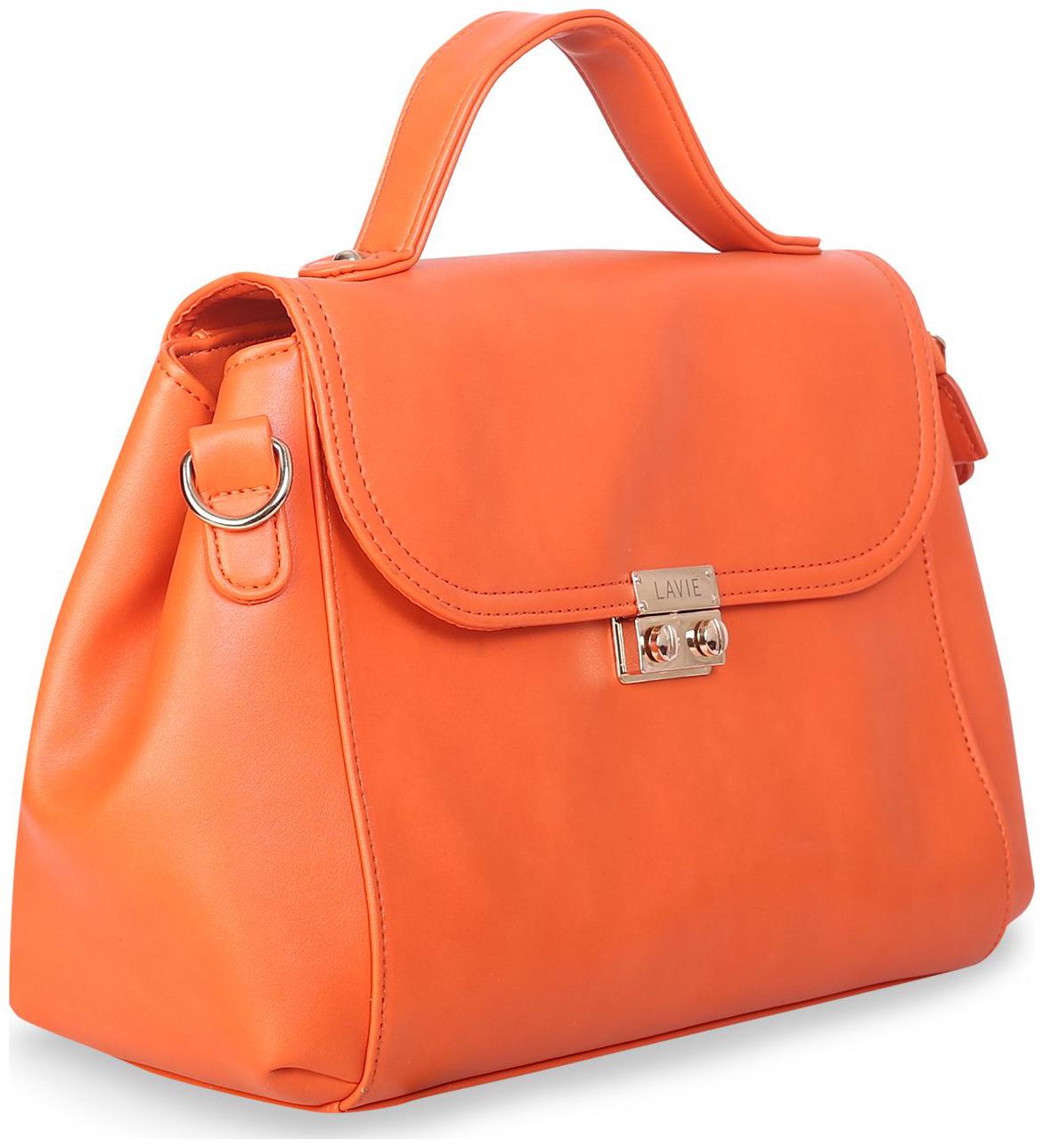 

LAVIE Orange Synthetic Satchel