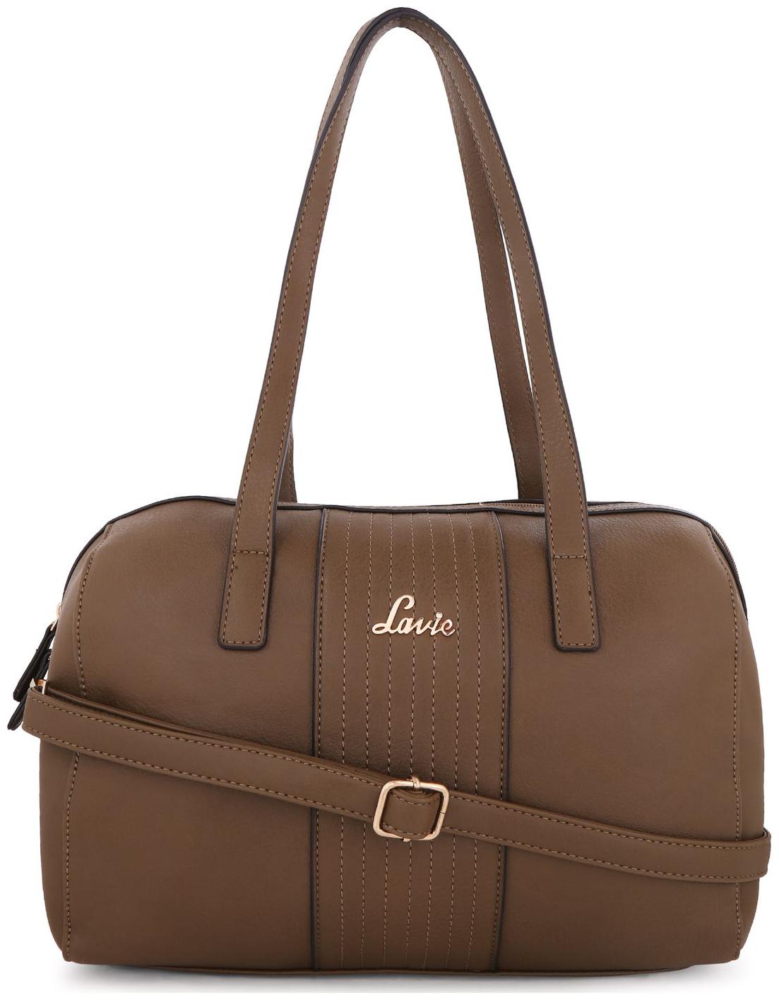 

LAVIE Brown PU Handheld Bag
