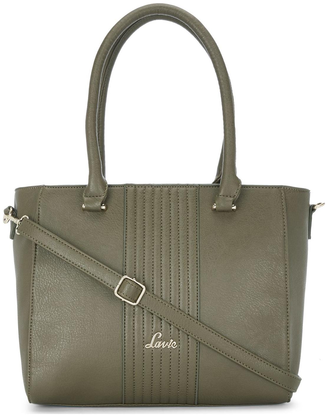

LAVIE Green PU Handheld Bag