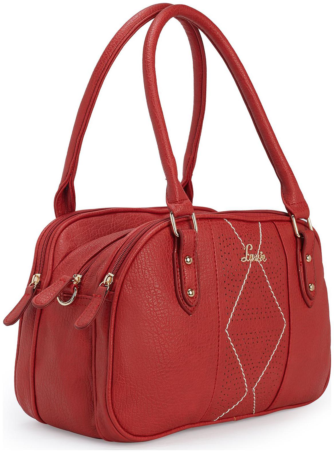 

LAVIE Red Synthetic Satchel