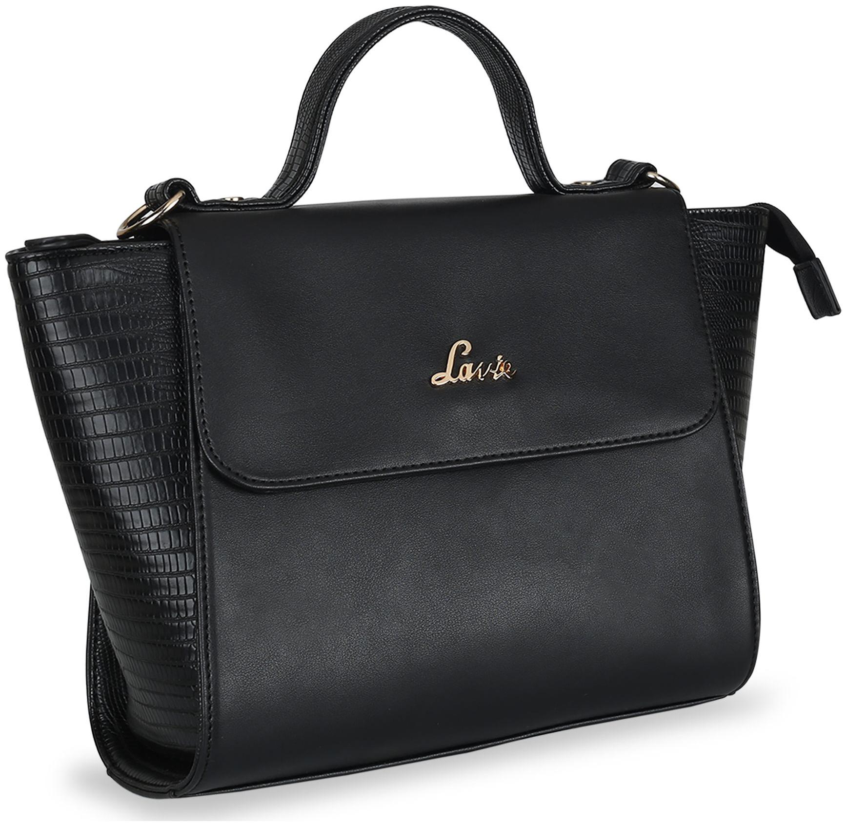 

LAVIE Black Synthetic Satchel